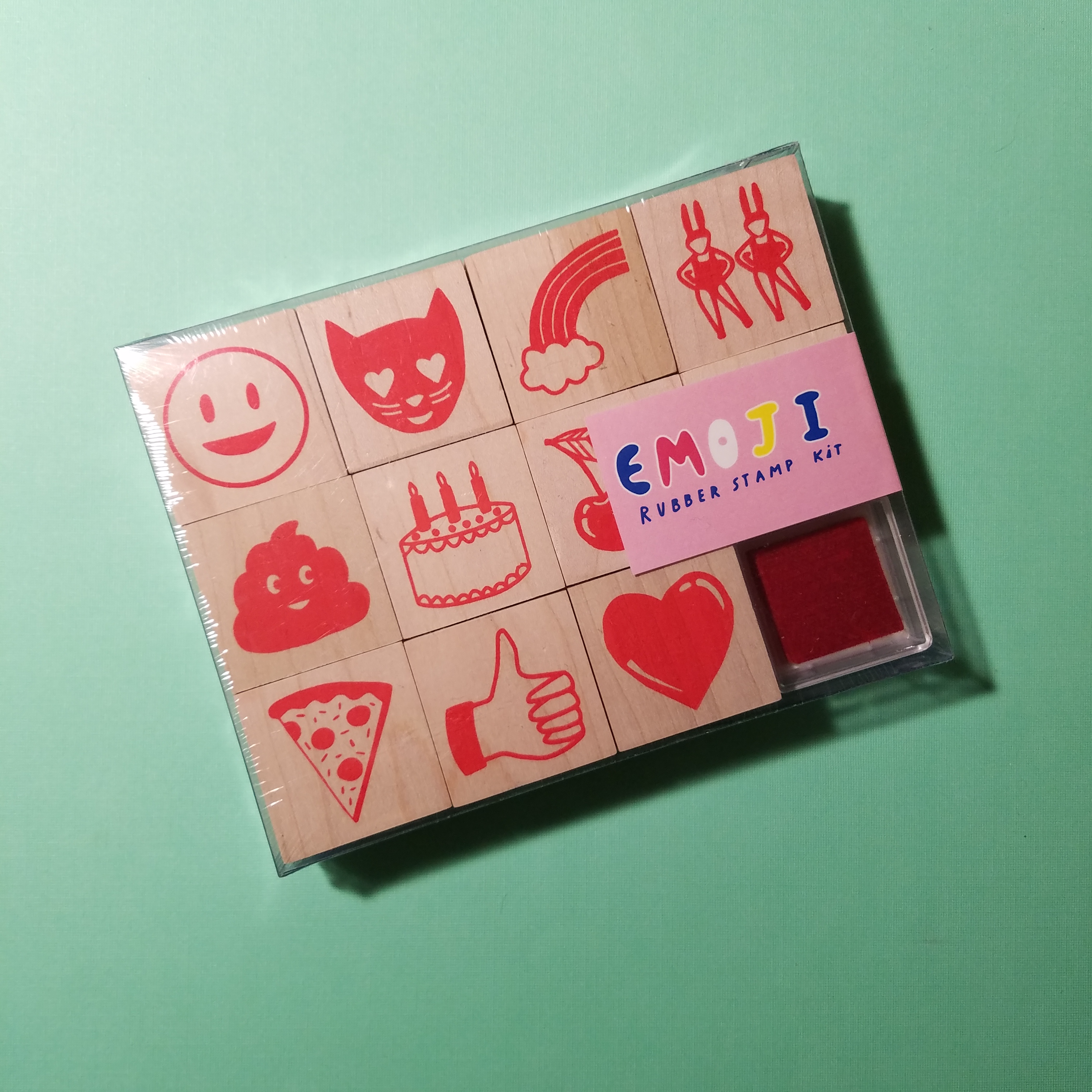 Emoji Rubber Stamp Kit